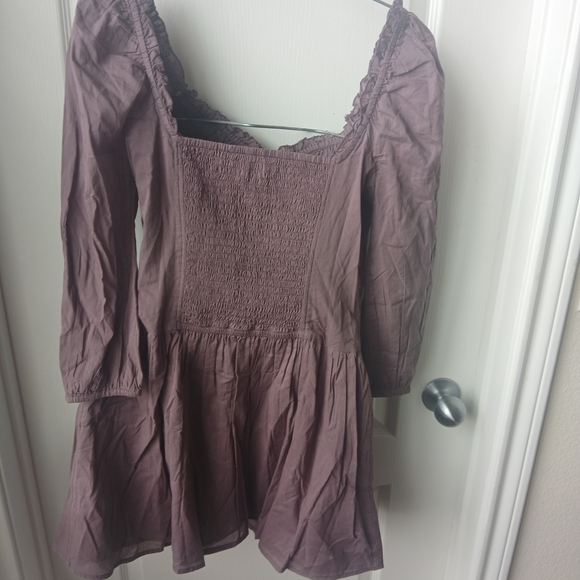 BDG Mauve Button-Front Dress Size Medium - Picture 2 of 5